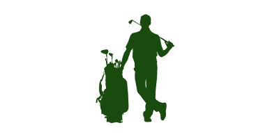 Golfer w bag