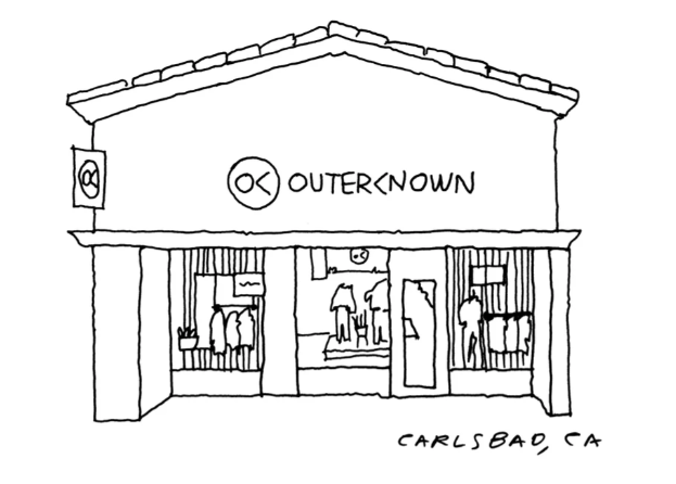 Outerknown store line drw