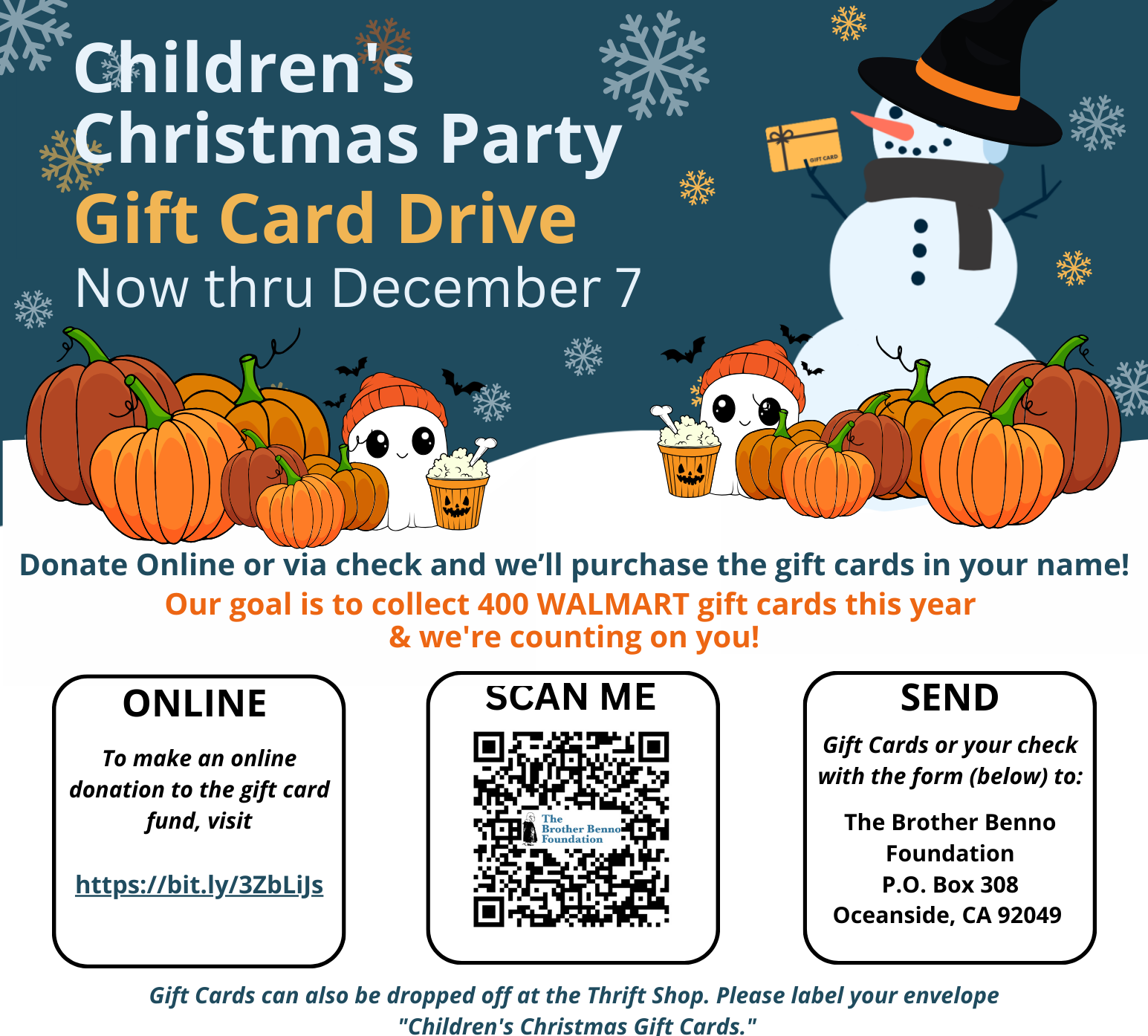 Click on the image to download the donation form.